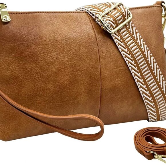 Small Crossbody Clutch Purses Bags for Women Wristlet Wallet Vegan Shoulder Hand - Picture 1 of 6